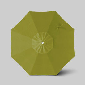 California Umbrella Venture 7.5 Patio Umbrella Ashwood Simulation Pole Olefin Kiwi 