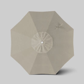 California Umbrella Venture 7.5 Patio Umbrella Ashwood Simulation Pole Olefin Woven Granite 