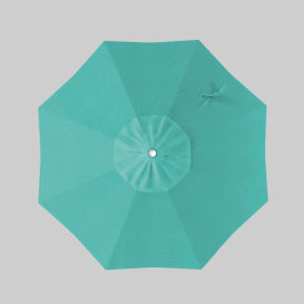 California Umbrella Coast 7.5 Patio Umbrella White Pole Sunbrella Aruba 