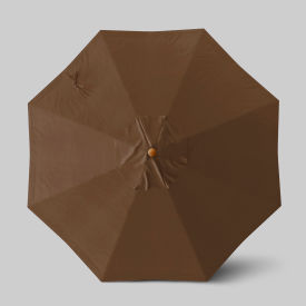 California Umbrella Venture 9 Patio Umbrella Teak Simulation Pole Sunbrella Teak 
