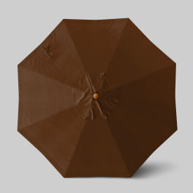 California Umbrella Venture 9 Patio Umbrella Teak Simulation Pole Olefin Teak 