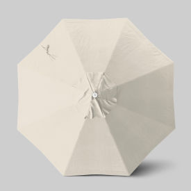 Venture 9' Patio Umbrella, Ashwood Simulation Pole, Sunbrella Canvas view 2