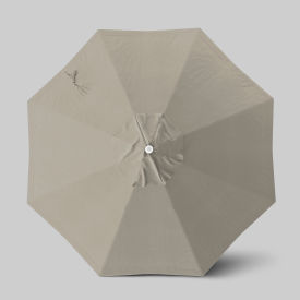 California Umbrella Venture 9 Patio Umbrella Ashwood Simulation Pole Olefin Woven Granite 