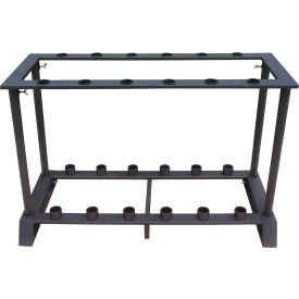 California Umbrella DISD 12 Hole Umbrella Storage Rack 43-1/2""W Black