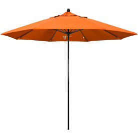 California Umbrella 9' Patio Umbrella - Tangerine - Black Pole - Oceanside Series California Umbrella 9' Patio Umbrella - Tangerine - Black Pole - Oceanside Series