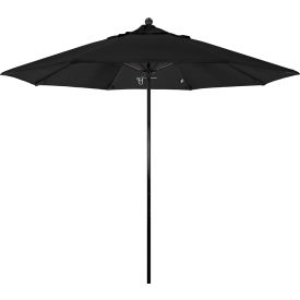 California Umbrella 9' Patio Umbrella - Black - Black Pole - Oceanside Series