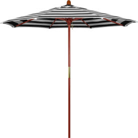California Umbrella 7.5 Patio Umbrella Grove Series Hardwood Pole Sunbrella Cabana Classic 