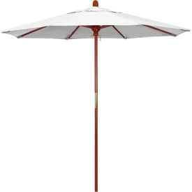 California Umbrella 7.5' Patio Umbrella - Olefin White - Hardwood Pole - Grove Series