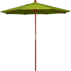 California Umbrella 7.5' Patio Umbrella - Olefin Kiwi - Hardwood Pole - Grove Series