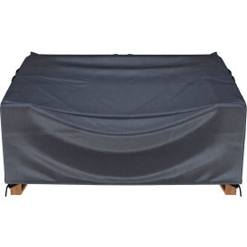 Water Resistance Protective Love Seat Sofa Cover, Sapphire Blue view 2