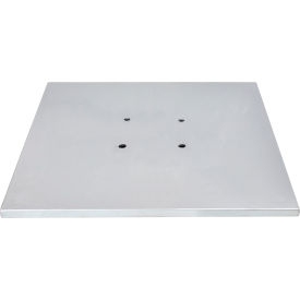 Stacking Plate For Cantilever Umbrella, 170 lb., Silver view 2