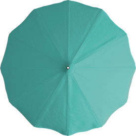 California Umbrella Pagoda 8-1/2 Patio Umbrella Silver Pole Sunbrella Aruba 