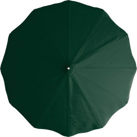 California Umbrella Pagoda 8-1/2 Patio Umbrella Silver Pole Sunbrella Forest Green 
