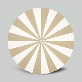 California Umbrella Pagoda 8-1/2 Patio Umbrella White Pole Sunbrella Natural/Antique Beige 