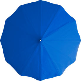 California Umbrella Pagoda 8-1/2 Patio Umbrella Black Pole Sunbrella Pacific Blue 