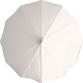 California Umbrella Pagoda 8-1/2 Patio Umbrella Black Pole Sunbrella Natural 