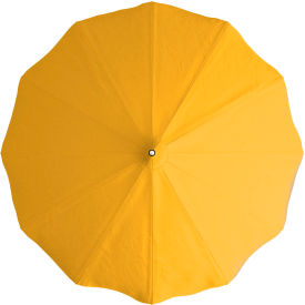 California Umbrella Pagoda 8-1/2 Patio Umbrella Black Pole Sunbrella Sunflower Yellow 