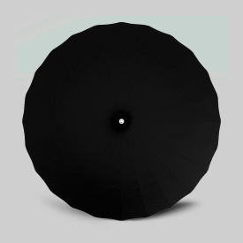 California Umbrella Pagoda 8-1/2 Patio Umbrella Black Pole Sunbrella Black 