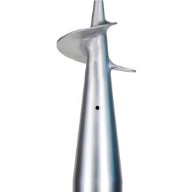 California Umbrella Sand Anchor for Center Pole Umbrellas Galvanized Steel 2 lb. Silver 