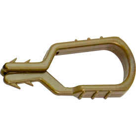 Global Industrial 19007-50 Mr. Chain 1" Mr. Clip, Khaki Gold, Pack of 50 image.