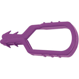Global Industrial 19023-50 Mr. Chain 1" Mr. Clip, Purple, Pack of 50 image.