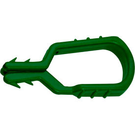 Global Industrial 19054-50 Mr. Chain 1" Mr. Clip, Evergreen, Pack of 50 image.