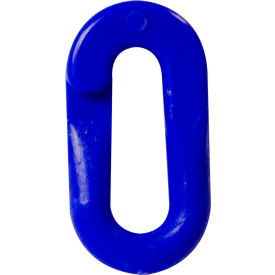 Global Industrial 30926-10 Mr. Chain Small Connecting Link (Fits 1" - 1-1/2" Chain) - Pack of 10 Traffic Blue image.