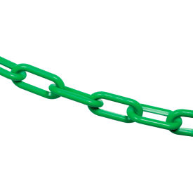 Mr. Chain® EarthMade™ Biodegradable Plastic Safety Chain 2" x 100'L Green