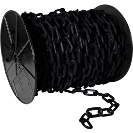 Mr. Chain® EarthMade™ Biodegradable Plastic Safety Chain On A Reel 2" x 125'L Black