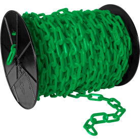 Mr. Chain® EarthMade™ Biodegradable Plastic Safety Chain On A Reel 2" x 125'L Green