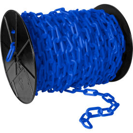 Mr. Chain® EarthMade™ Biodegradable Plastic Safety Chain On A Reel 2" x 125'L Blue