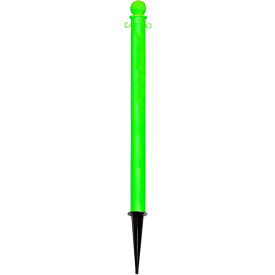 Global Industrial 708553SG Global Industrial™ Plastic Ground Pole, 35"H, Safety Green image.