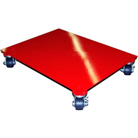 Merrick Machine Company Individual Big Red Flush Top Dolly 32" x 24" 3300 lb. Capacity 