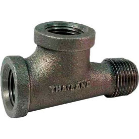 MSI Products 1" 150lb Black Malleable Iron Street/Service Tee 150-300 PSI 