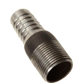 MSI Products 1" Plain Merchant Steel Hose Barb x 1" MPT 150-300 PSI 