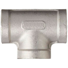 1-1/4" 304 Stainless Steel Tee, Class 150 view 2