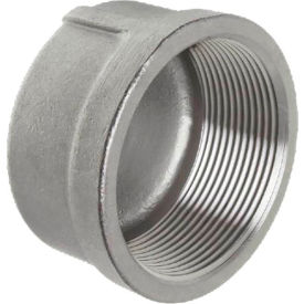 3/4" 316 Stainless Steel Cap, Class 150 view 2