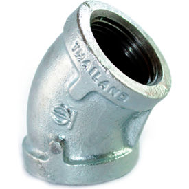 MSI Products 1-1/4" 300lb Galvanized Malleable Iron 45 Degree Elbow 350-600 PSI 