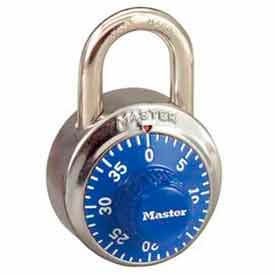 Master Lock Company 1502BLU Master Lock® No. 1502BLU General Security Combo Padlock - Blue Dial image.