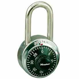 Master Lock Company 1502LF Master Lock® No. 1502LF General Security Combo Padlock LF Shackle - Black Dial image.