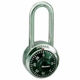 Master Lock Company 1502LH Master Lock® No. 1502LH General Security Combo Padlock LH Shackle - Black Dial image.