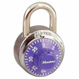 Master Lock Company 1502PRP Master Lock® No. 1502PRP General Security Combo Padlock - Purple Dial image.