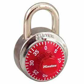 Master Lock Company 1502RED Master Lock® No. 1502RED General Security Combo Padlock - Red Dial image.