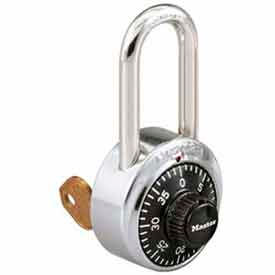 Master Lock Company 1525LF Master Lock® No. 1525LF General Security Combo Padlock - Key Control - LF Shackle - Black image.