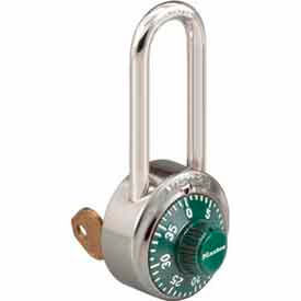 Master Lock Company 1525LHGRN Master Lock® No. 1525LHGRN General Security Combo Padlock - Key Control - Green image.
