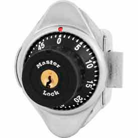 Master Lock Company 1653MD Master Lock® No. 1653MD Built-In Combination Lock with long bolt - Metal Dial - Left Hinged image.
