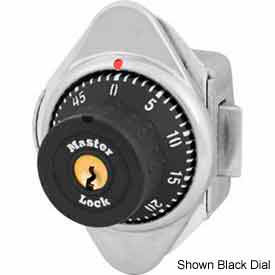 Master Lock Company 1655MDBLU Master Lock® No. 1655MDBLU Built-In Combo Lock for Horizontal Latch Box Locker - Blue Dial - LH image.