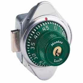 Master Lock Company 1670MDGRN Master Lock® No. 1670MDGRN Built-In Combination Deadbolt Lock - Green Dial - Right Hinged image.