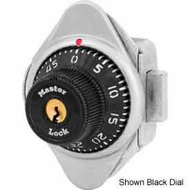 Master Lock Company 1671MDRED Master Lock® No. 1671MDRED Built-In Combination Deadbolt Lock - Red Dial - Left Hinged image.