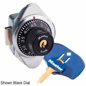 Master Lock Company 1676MKMDBLUADA Master Lock® No. 1676MKMDBLUADA Built-In Combo Lock - ADA Compliant - Latch & Lift Handle-Blue image.